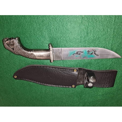 26 - Decorative anaconda head knife