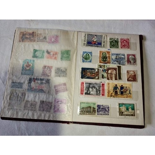 368 - Small stamp stock book to include world wide stamps