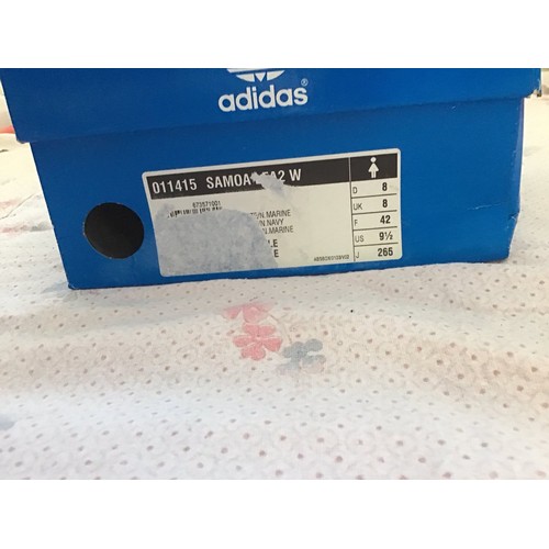 353 - Brand new Adidas size 8 blue and white trainers