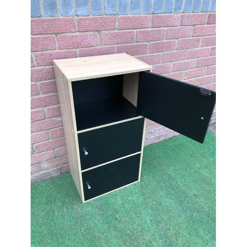 82 - 3 door cupboard in two tone finish