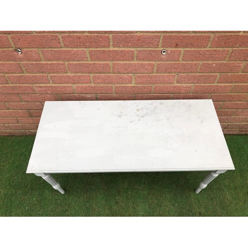 102 - Small painted coffee/side table (see all photos)