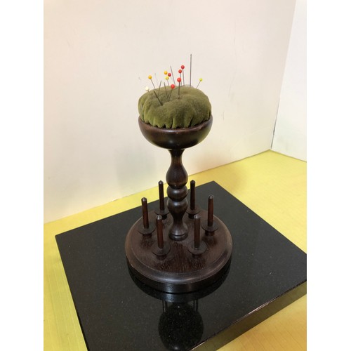 10 - Vintage pin and bobbin holder