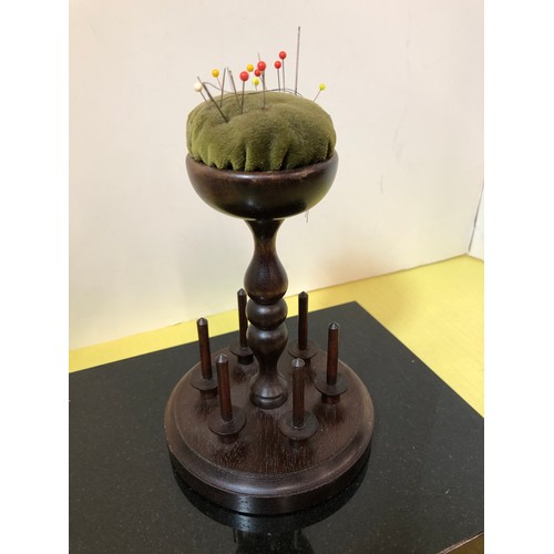 10 - Vintage pin and bobbin holder