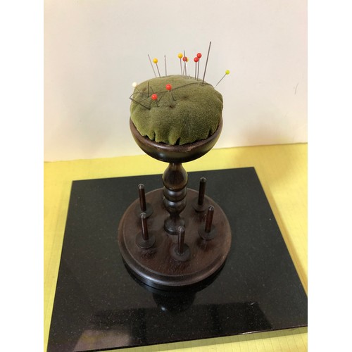 10 - Vintage pin and bobbin holder