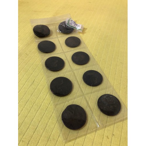 14 - A selection of old pennies