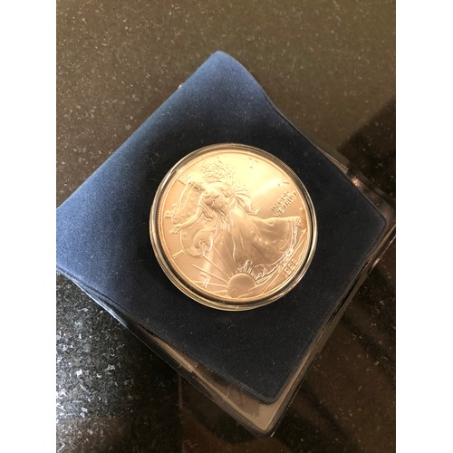 39 - A 1oz silver American Dolla