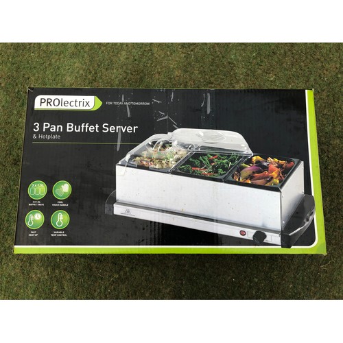 42 - PROlectrix 3 pan buffet server and hot plate