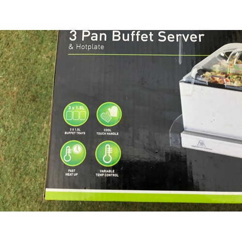 42 - PROlectrix 3 pan buffet server and hot plate