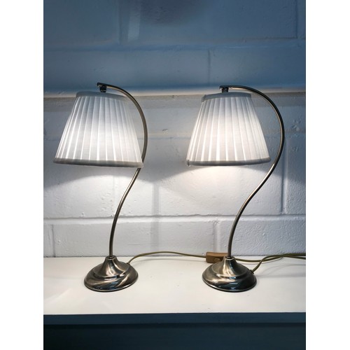 38 - Pair of side lamps, working