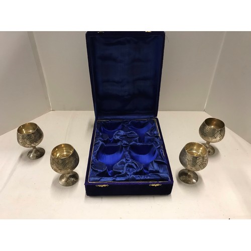 126 - Boxed Goblet set