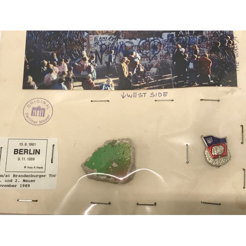 14 - memorabilia piece of the iron curtainThe Berlin wall