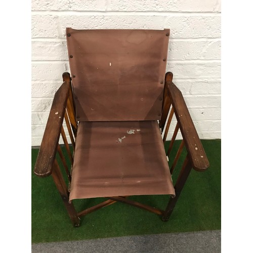 168 - Directors Folding Chair see pictures for condition