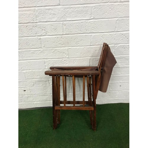 168 - Directors Folding Chair see pictures for condition