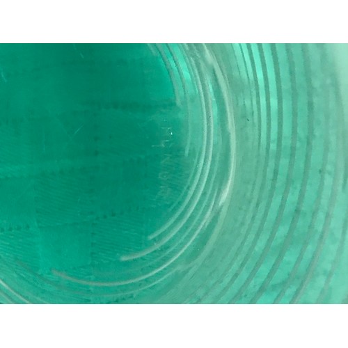 1 - Large Green Glass Splash Bowl