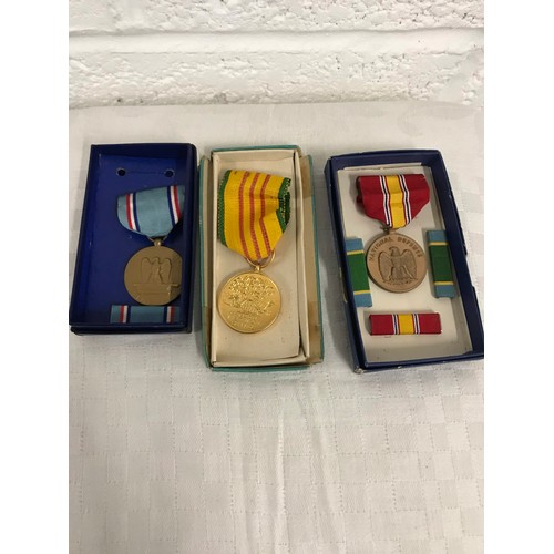 3 - Four Medals with Boxes for VIETNAM SERVICEsee all pictures