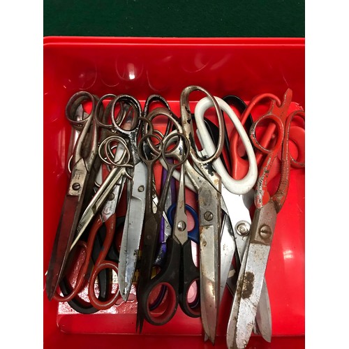 74 - 18 Pairs  of vintage + modern scissors