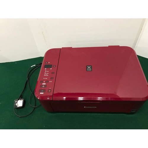 66 - canon printer - working PIXMA MG3150 in wine red