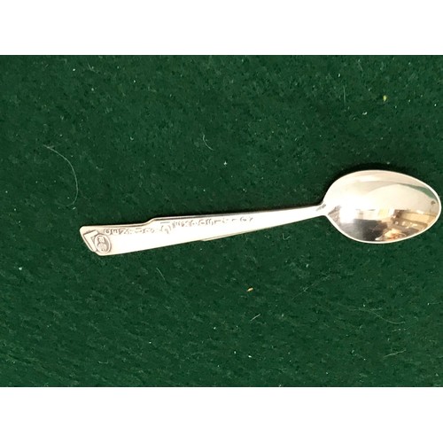 51 - sterling silver 1962 World's fair Seattle spoonTotal Weight 12.98g