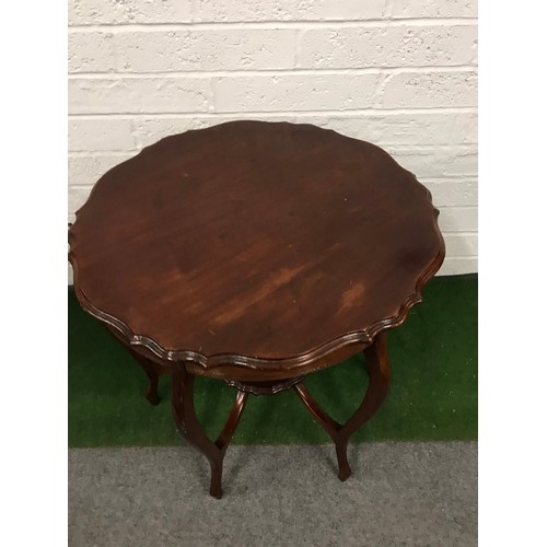 224 - Large pie crust occasional Table