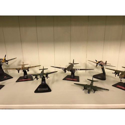 178 - Collection of Die cast model aircraft of World War IIHave been Displayed