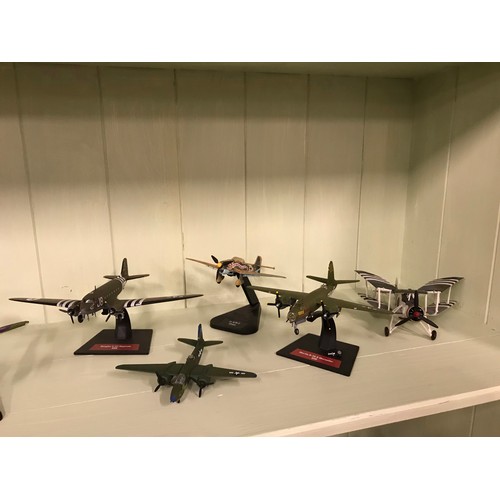 178 - Collection of Die cast model aircraft of World War IIHave been Displayed