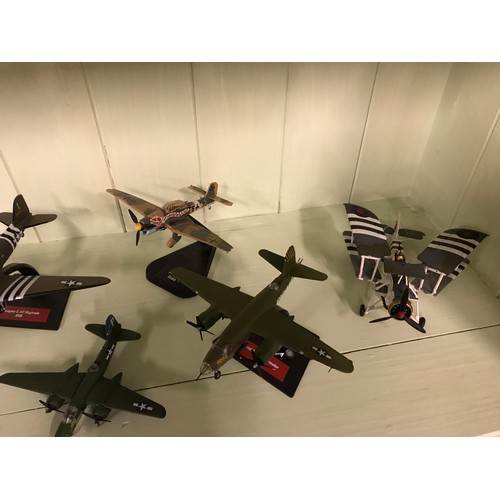 178 - Collection of Die cast model aircraft of World War IIHave been Displayed