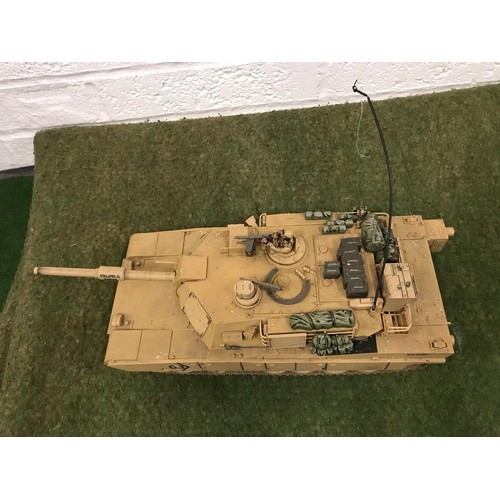 240 - HOBBY U S Army Remote Control Tank No Controller see all pictures in desert colours