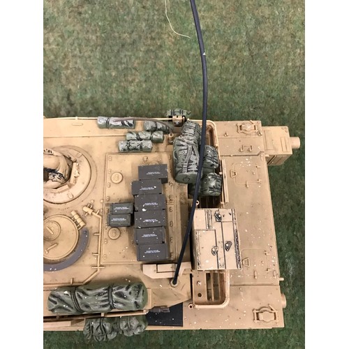 240 - HOBBY U S Army Remote Control Tank No Controller see all pictures in desert colours