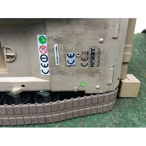 240 - HOBBY U S Army Remote Control Tank No Controller see all pictures in desert colours