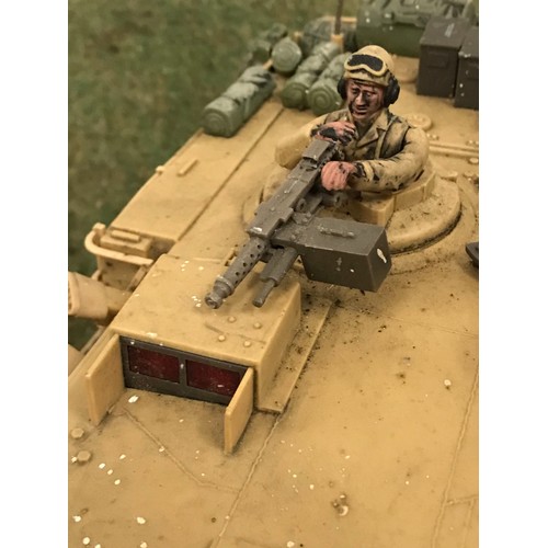 240 - HOBBY U S Army Remote Control Tank No Controller see all pictures in desert colours