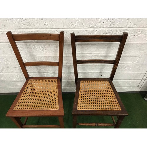 198 - Two Edwardian bedroom chairs