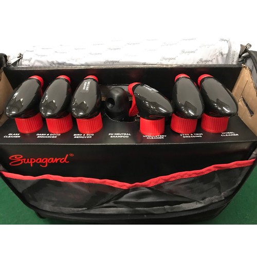 130 - Supagard car cleaning kit in carry case