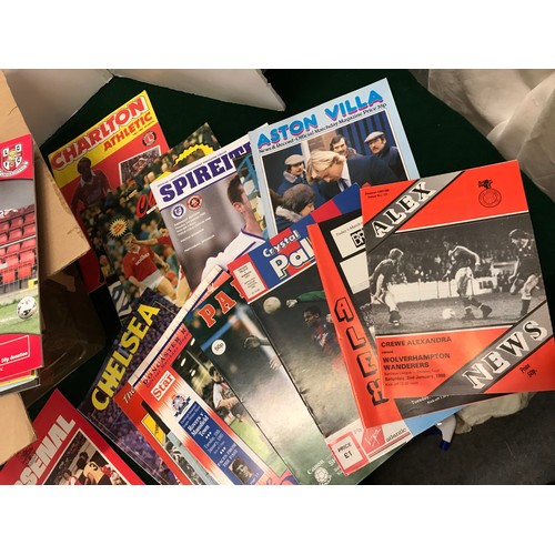 212 - 100 PLUS Football programs of mixed team and events from the 90s