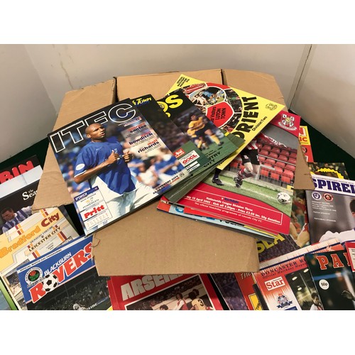 212 - 100 PLUS Football programs of mixed team and events from the 90s