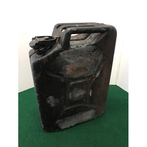 206 - 1952 Black painted water Jerry can see all pictures