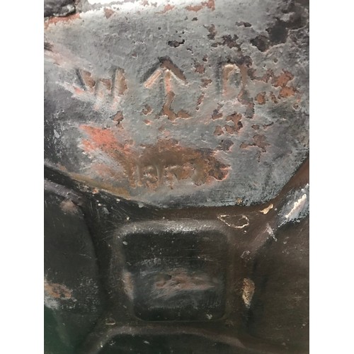 206 - 1952 Black painted water Jerry can see all pictures