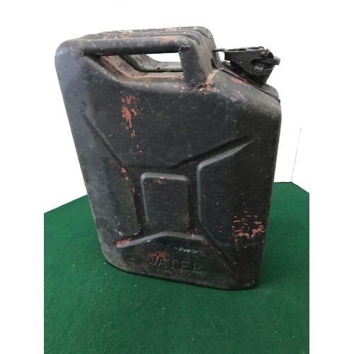 206 - 1952 Black painted water Jerry can see all pictures