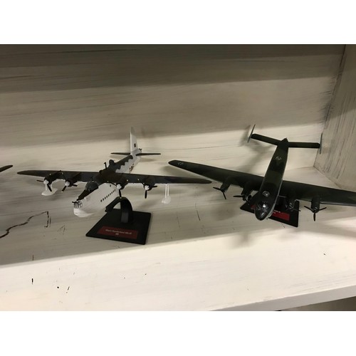 449 - Collection of Die cast military aircraft of world war 11have been displayed