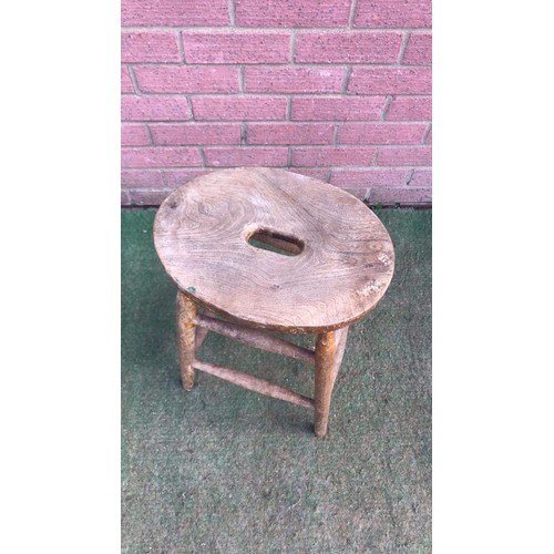178 - Beech Framed high stool