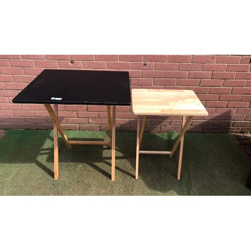 183 - Two Folding tables of different size