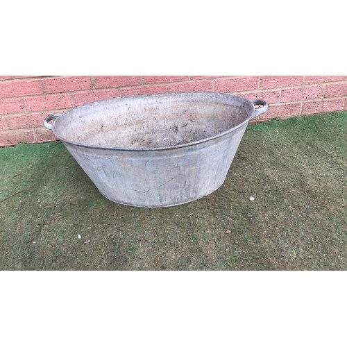 213 - Large Galvanised BATH