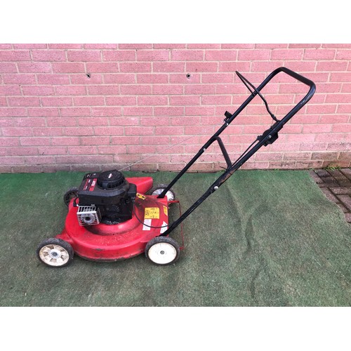 174 - RED MTD petrol mower used see all pictures