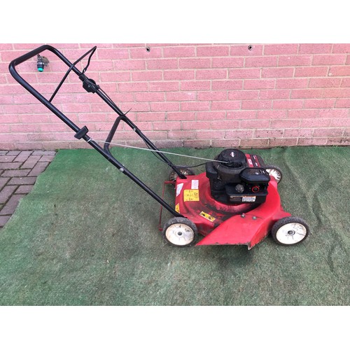 174 - RED MTD petrol mower used see all pictures