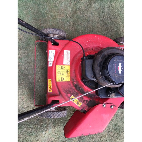 174 - RED MTD petrol mower used see all pictures