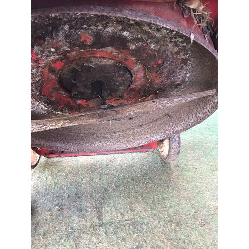 174 - RED MTD petrol mower used see all pictures
