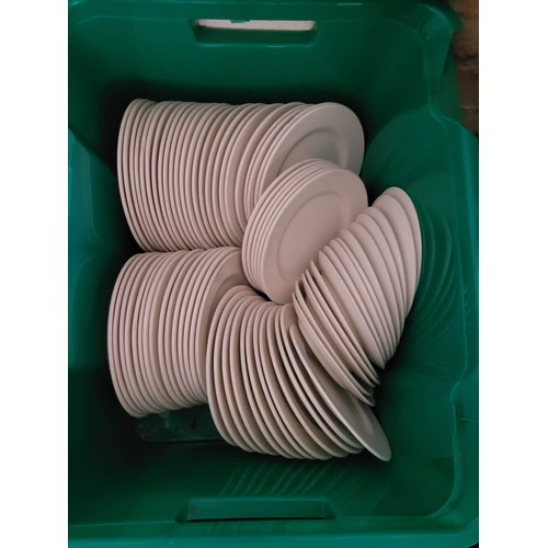 28 - 5 boxes of white china