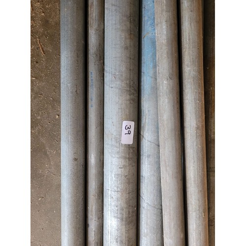 39 - long metal poles