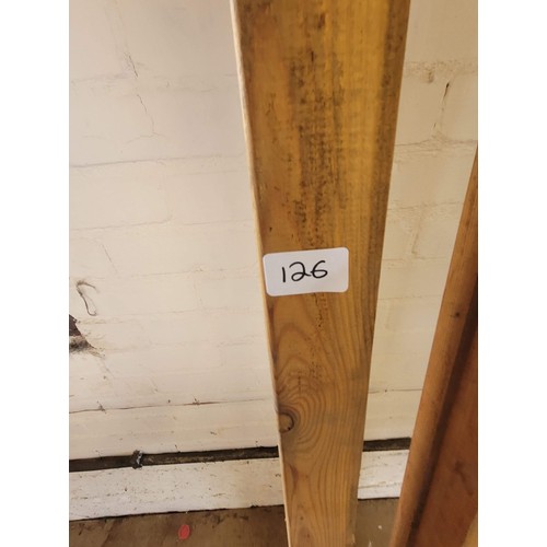 126 - wooden door frame