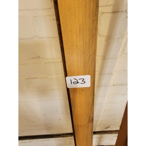 123 - wooden door frame