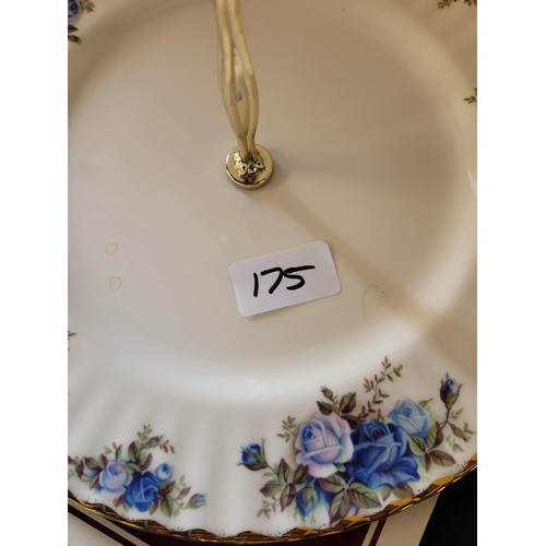 175 - royal albert cake stand plus portmeian